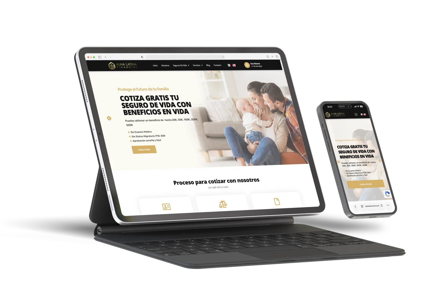 Diseño web agente de seguros