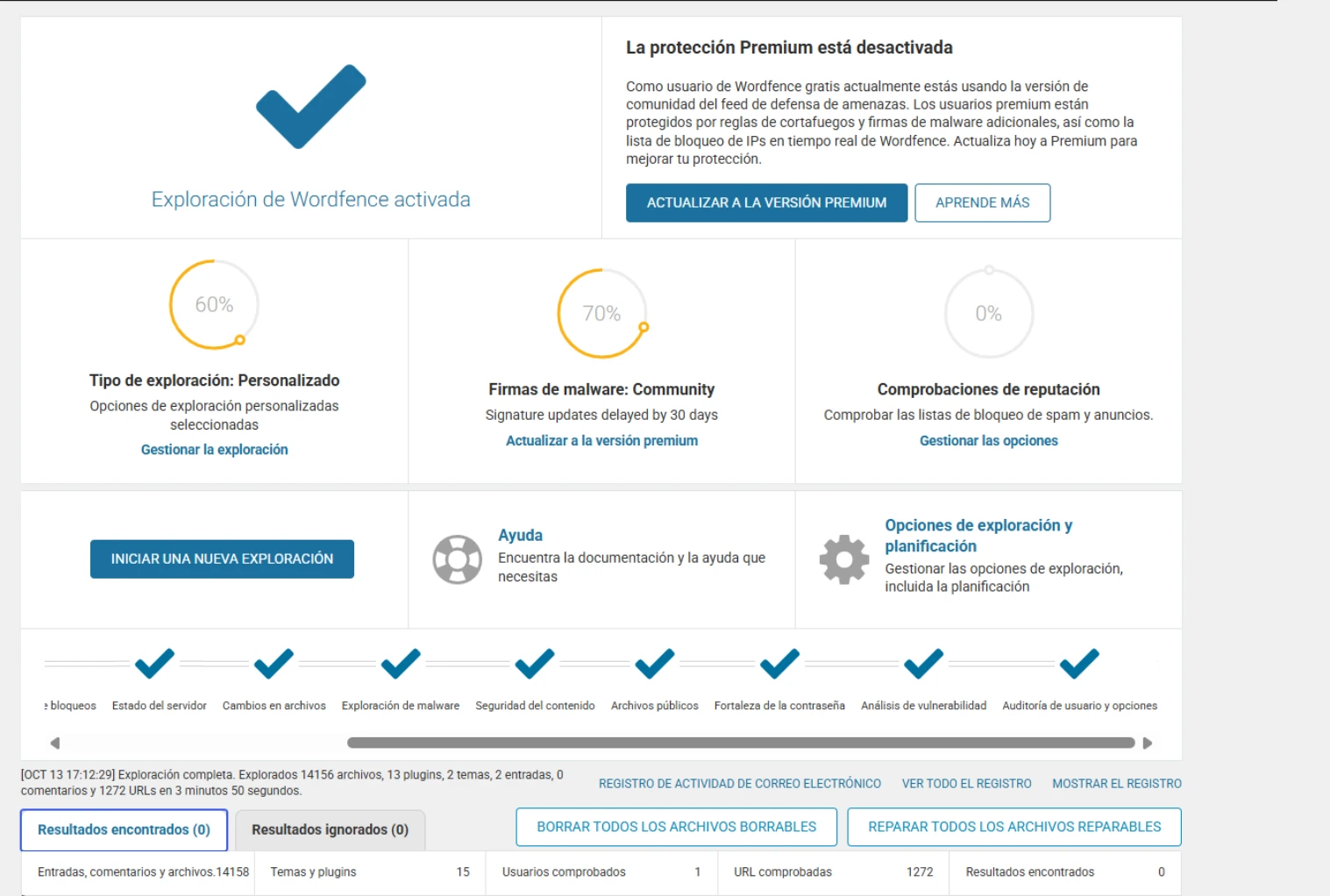 Limpieza de Sitio WordPress Hackeado